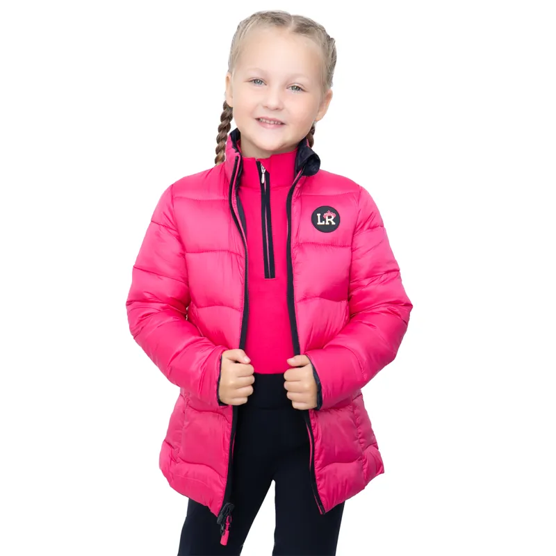 Little Rider Analise Reversible Padded Jacket - Navy/Pink-1